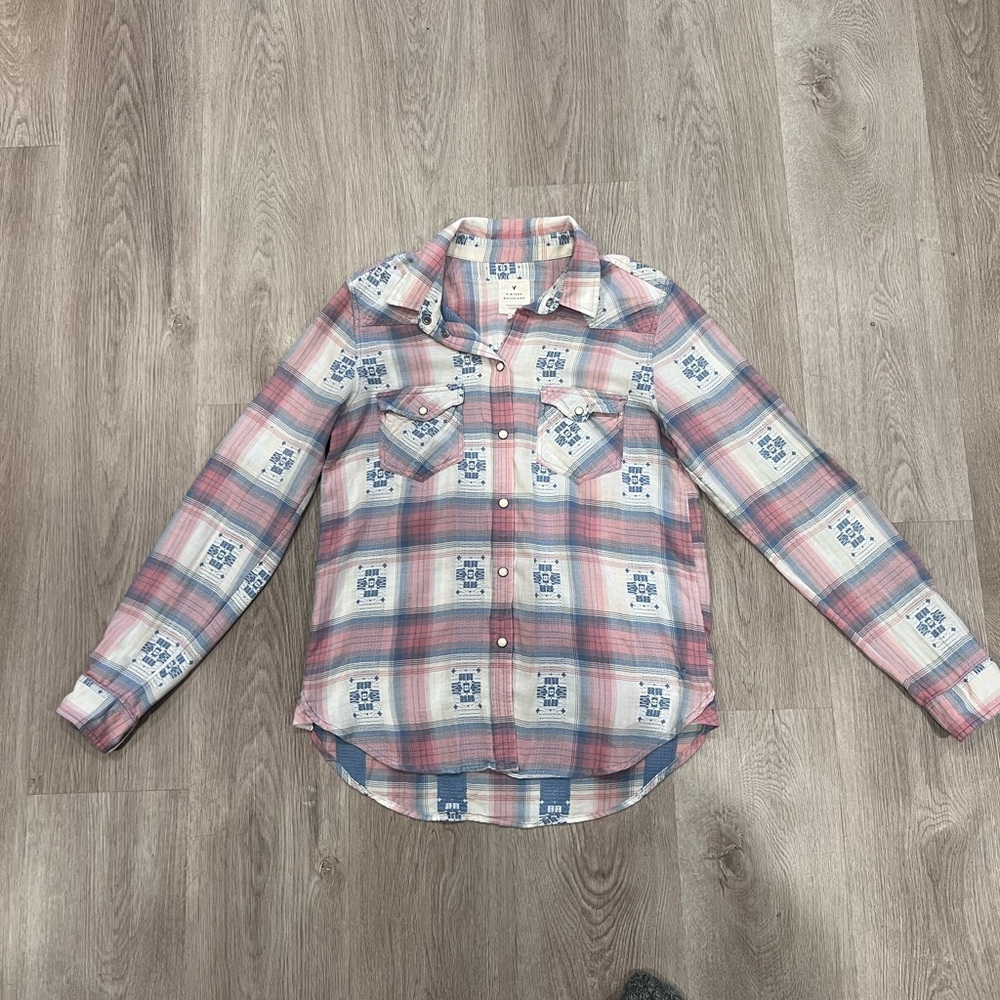 American Eagle Vintage boyfriend button up